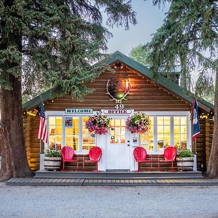 Log Cabin Motel Pinedale Buitenkant foto